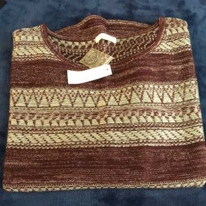 Maroon and Silver Sweater